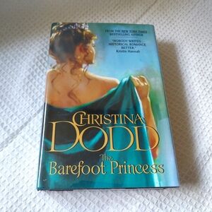 THE BAREFOOT PRINCESS By Christina Dodd - Hardcover- LARGE PRINT Pre-owned